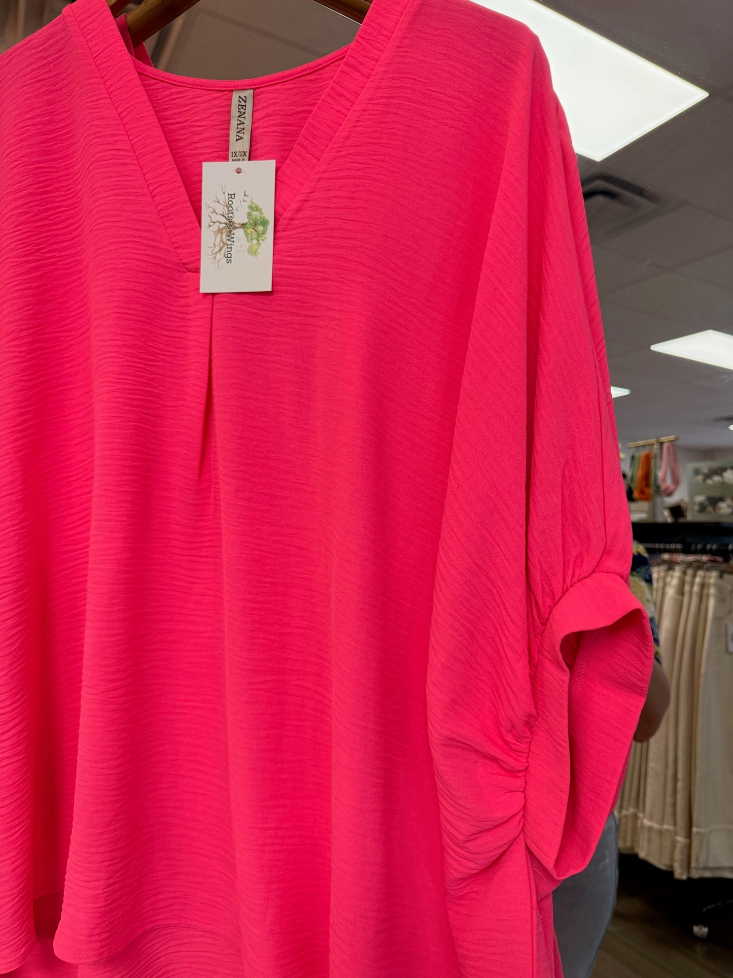 Airy Babe Top - Neon Fuchsia