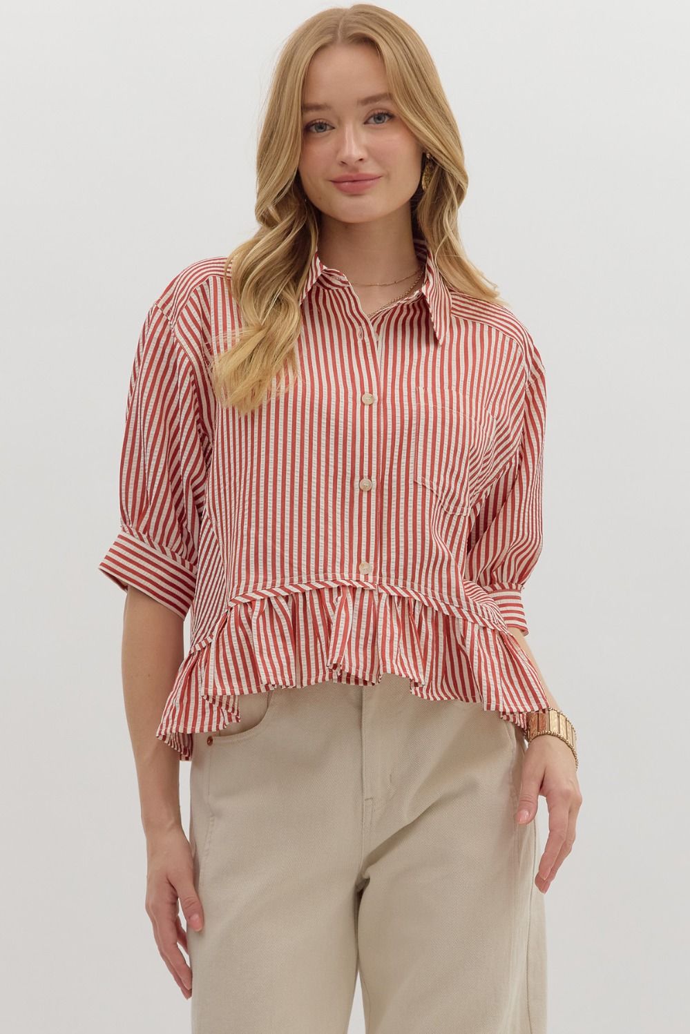 Striped Babe Top