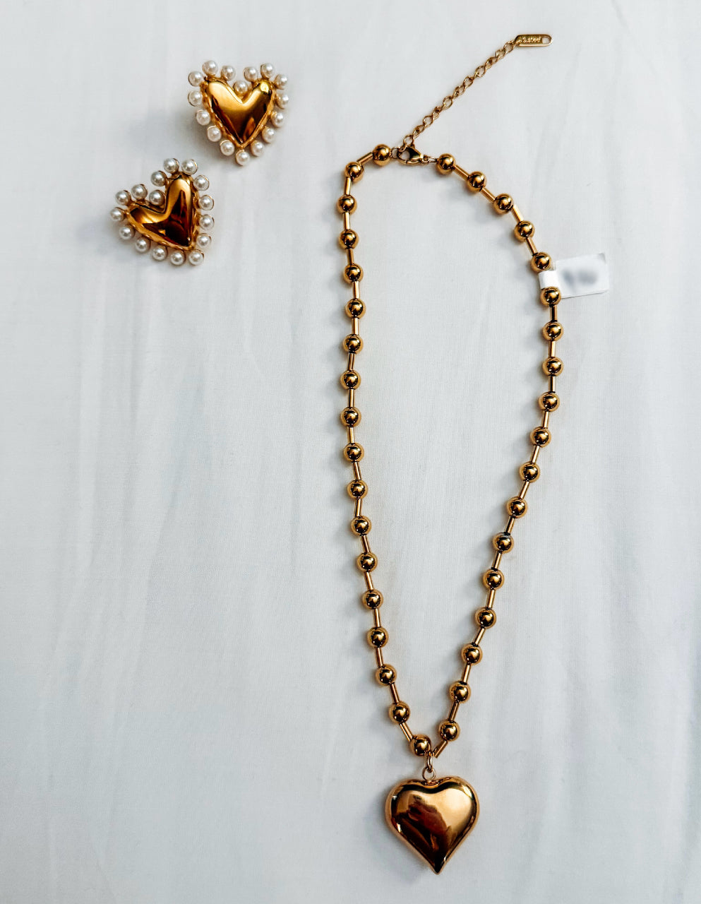 Bubble Heart Necklace