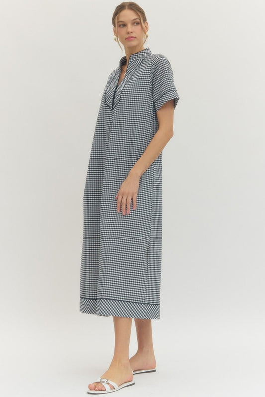 Harlee Midi - Navy