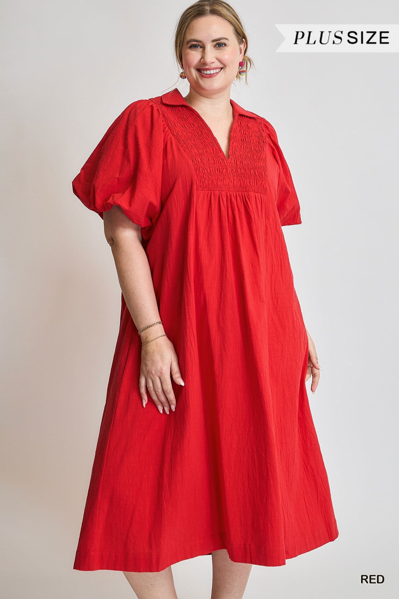 Vintage Midi-Red