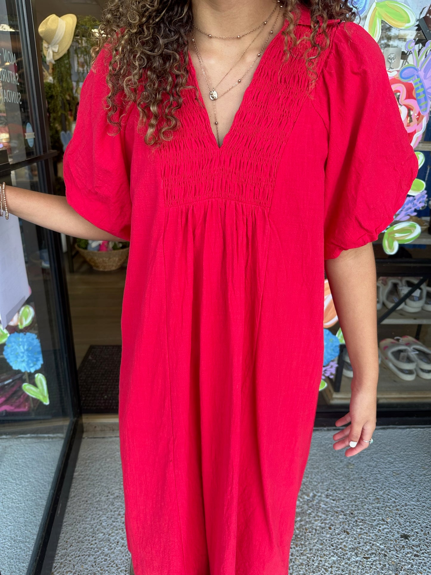 Vintage Midi-Red
