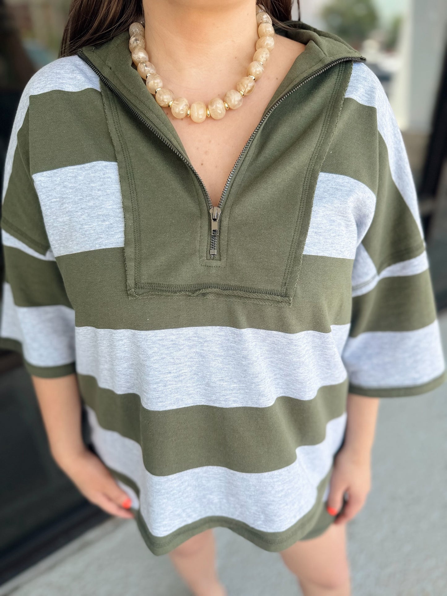 Timmie Short Set - dark olive