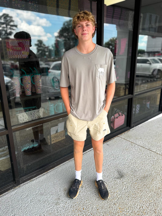 Oscar Delp Tee-Graphite