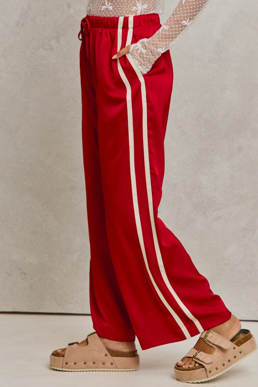 Christmas Satin Pants