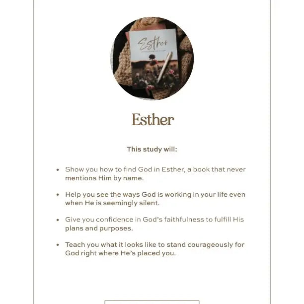 Esther | Seeing God When He Is Silent