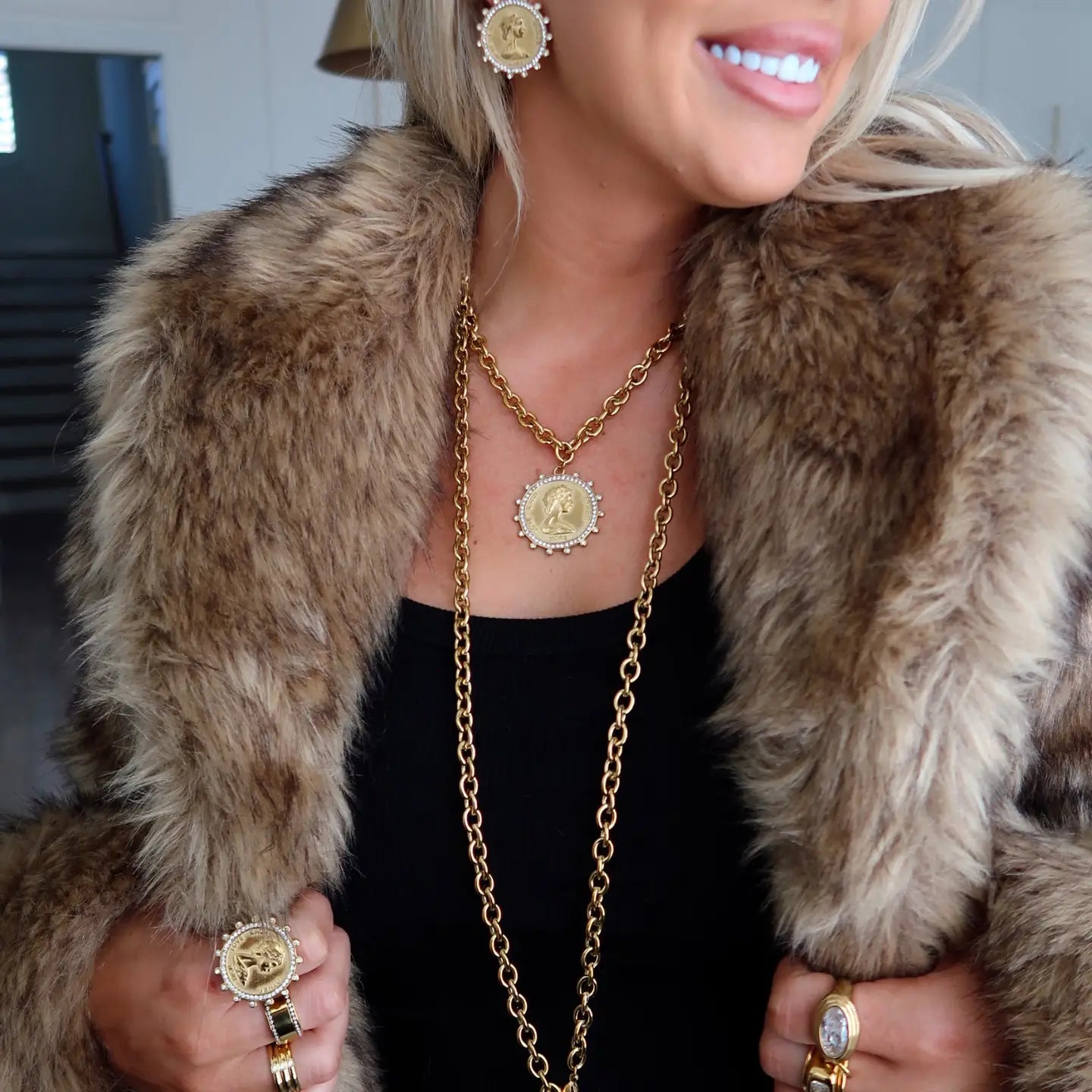 Bling Coin Ring