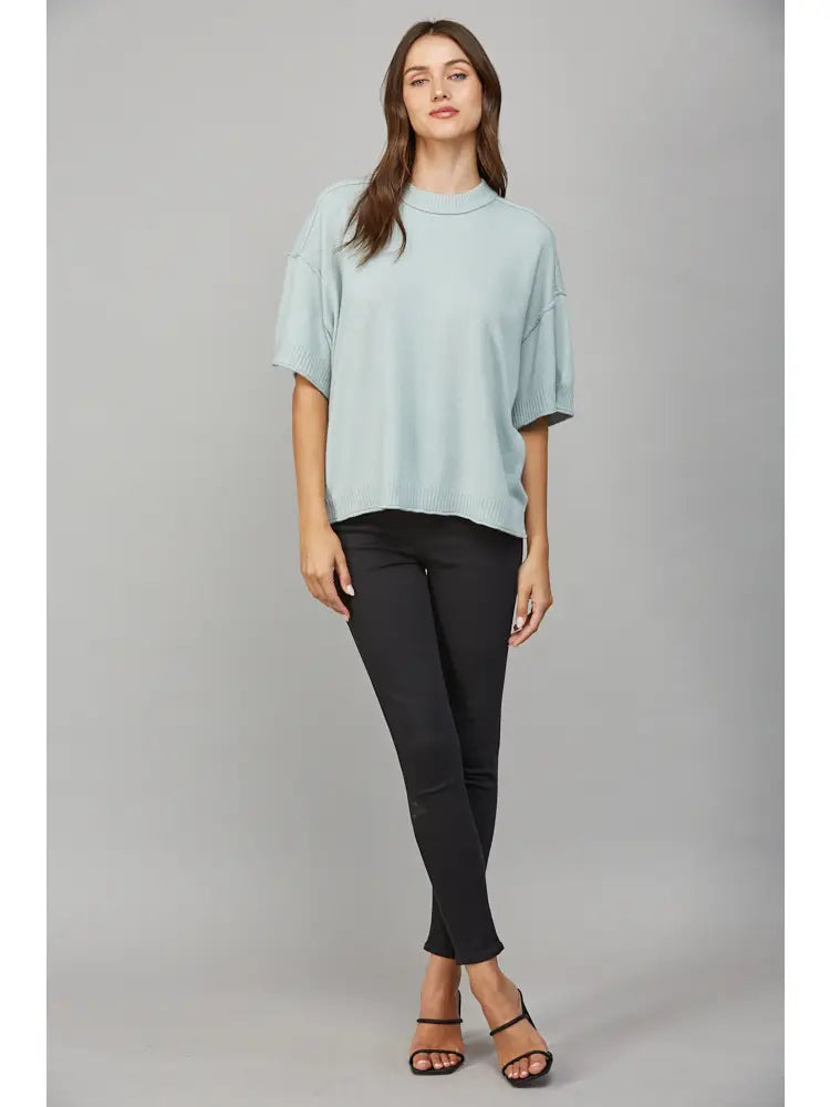 Bree Top - Soft Mint