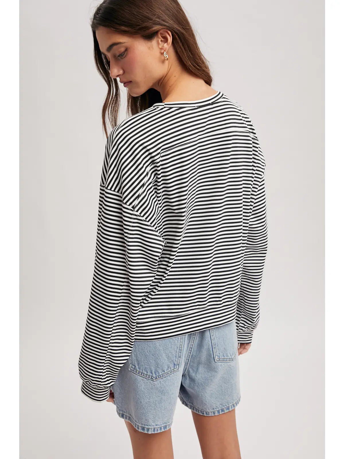 Scuba Lover Girl Top - black/white