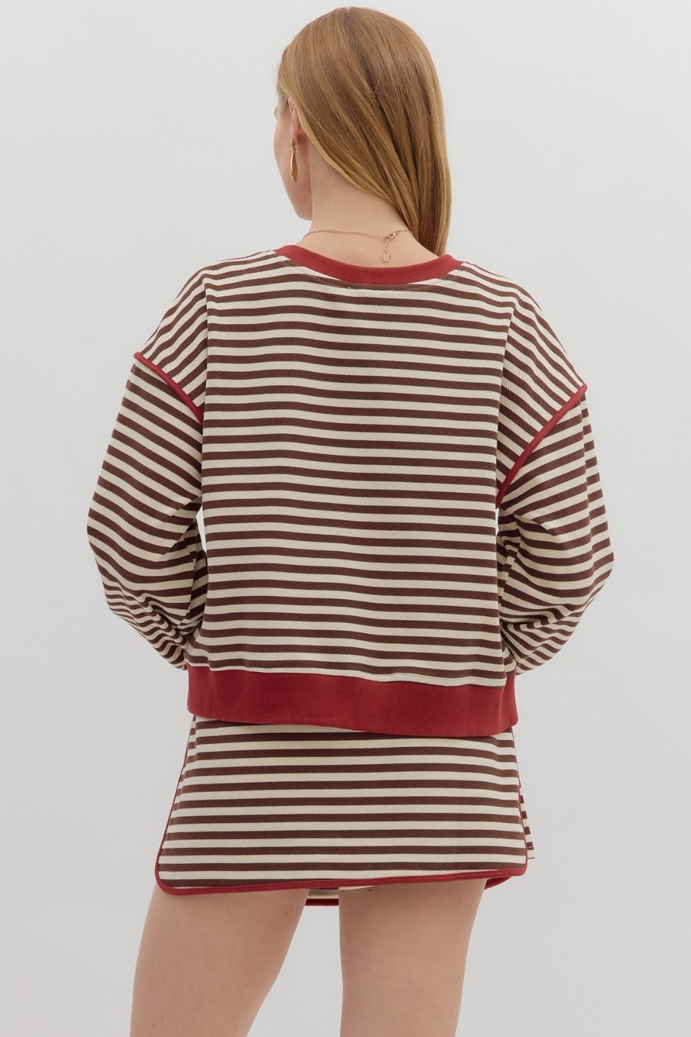 Sara Set- Red/Brown