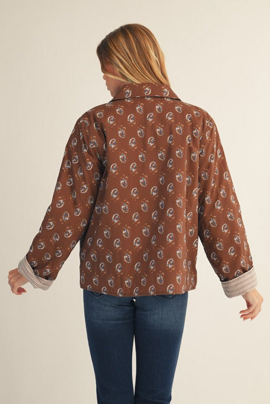 Fall Cutie Jacket-Mocha