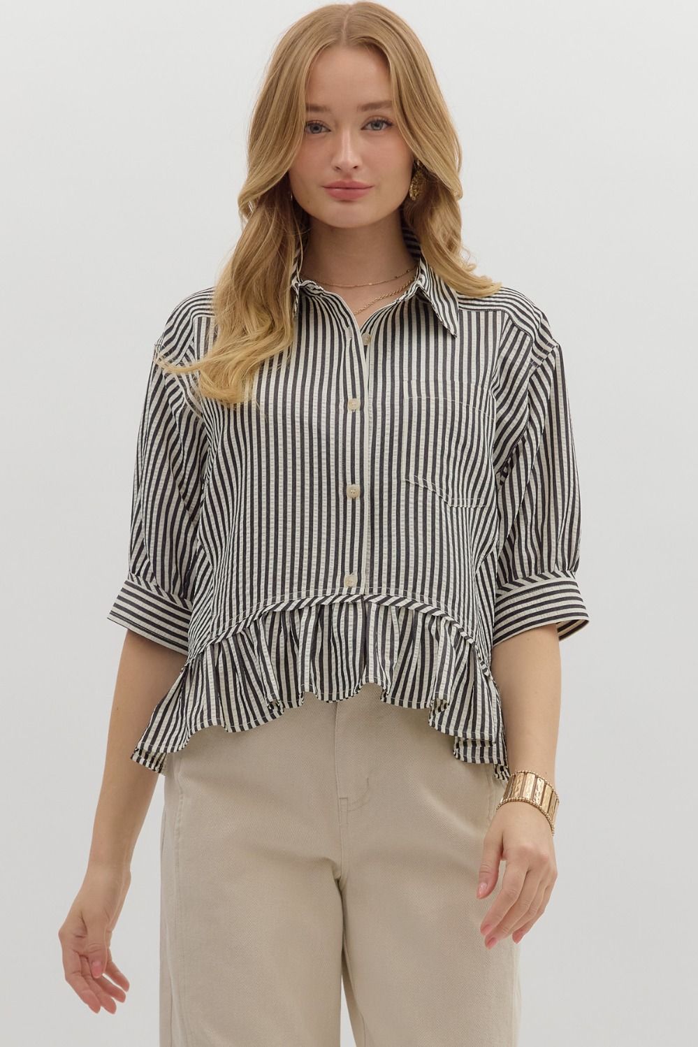 Striped Babe Top