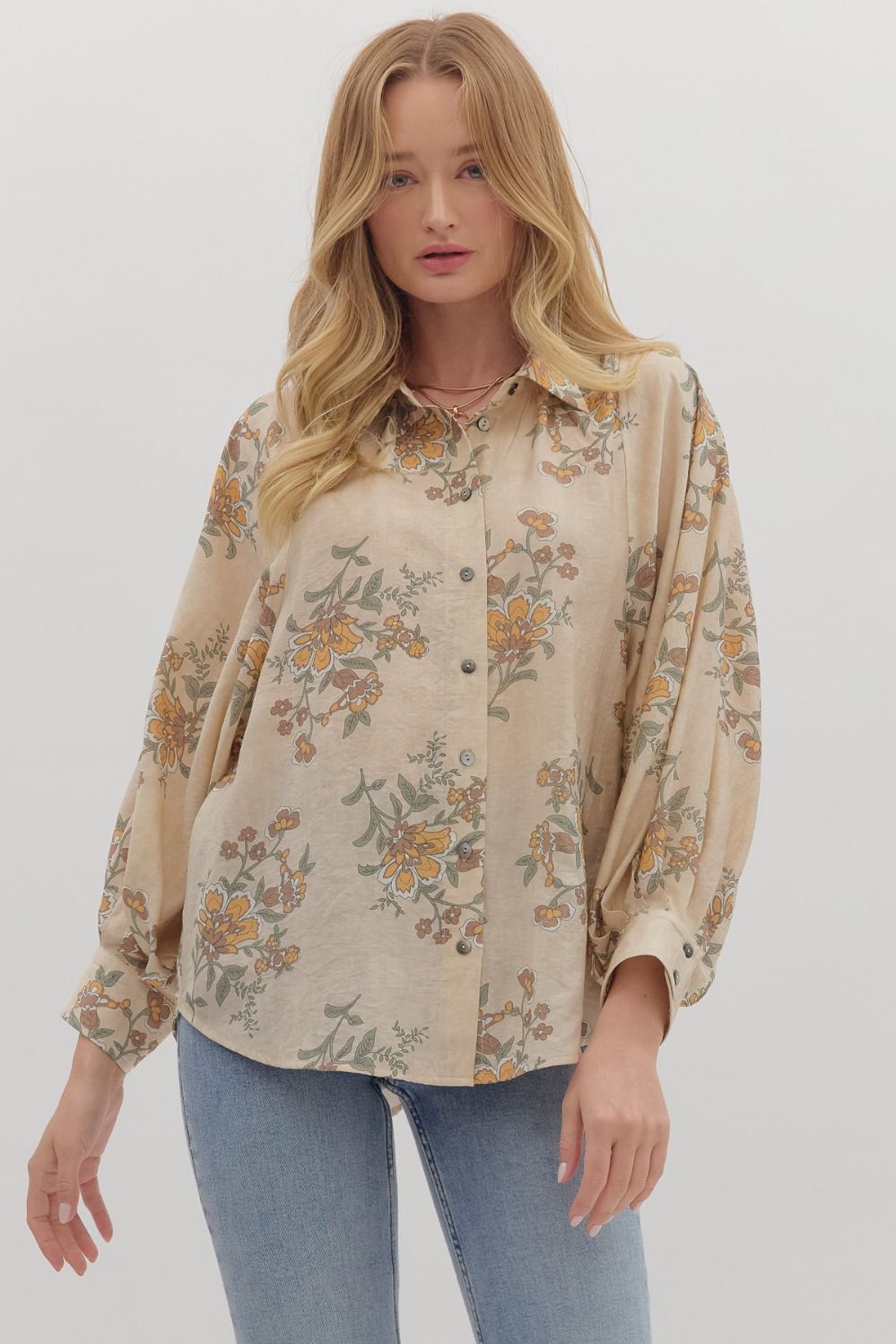 Billy Long Sleeve-Ecru