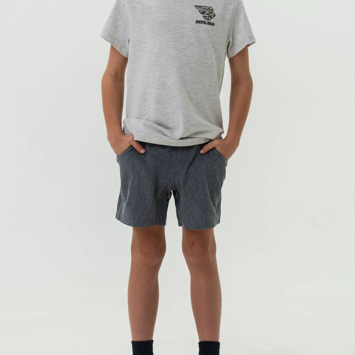 Youth Athletic Short-Grizzly Grey-Deer Camo Liner