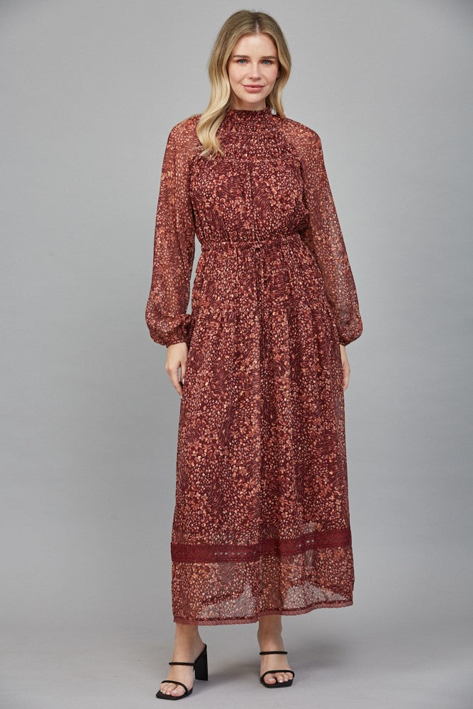 In The Air Maxi-Burgundy Multi