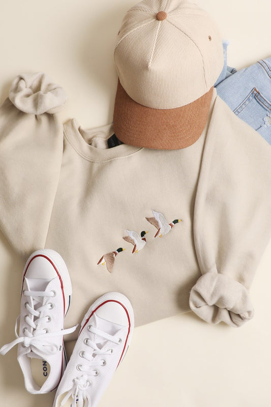 Flying Mallard Fleece Sweatshirt