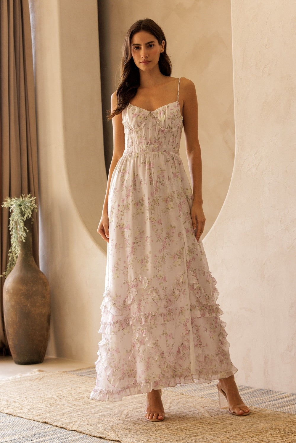 Zoey Maxi - Light Pink Mix