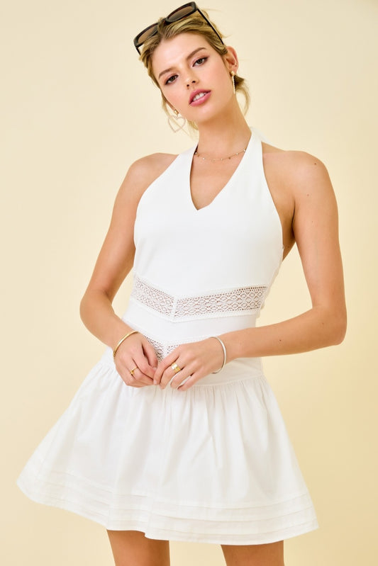 Halter Please Mini - off white