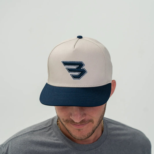 Navy 3D Flying B Logo Cap