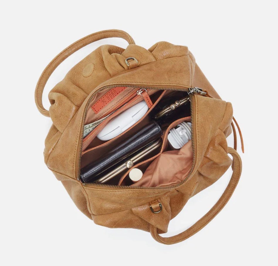 Darling Small Satchel - Buffed Leather Whiskey
