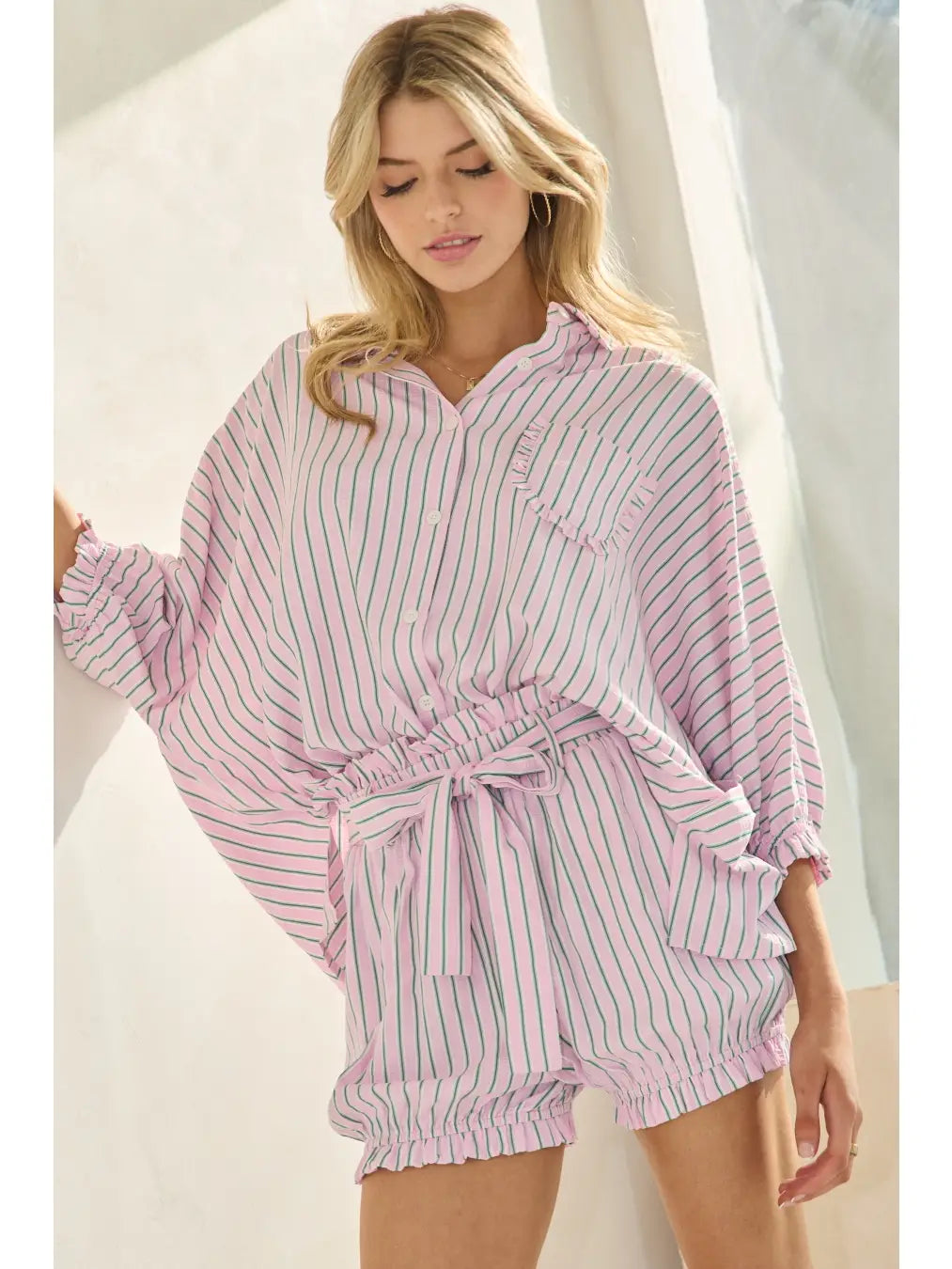 Stripe Kisses - Pink Mix