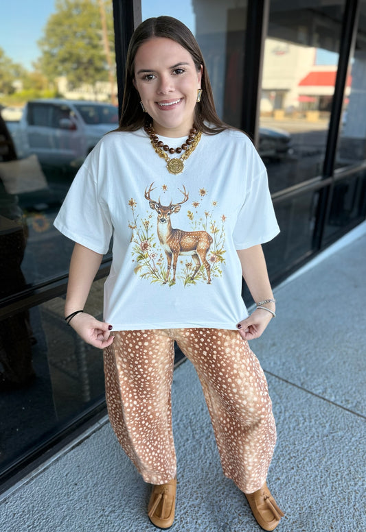 Bambi Deer Top - off white