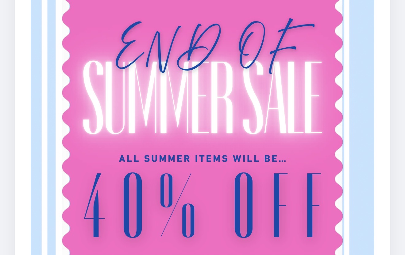 SUMMER WIPEOUT SALE ✨🫶🏼