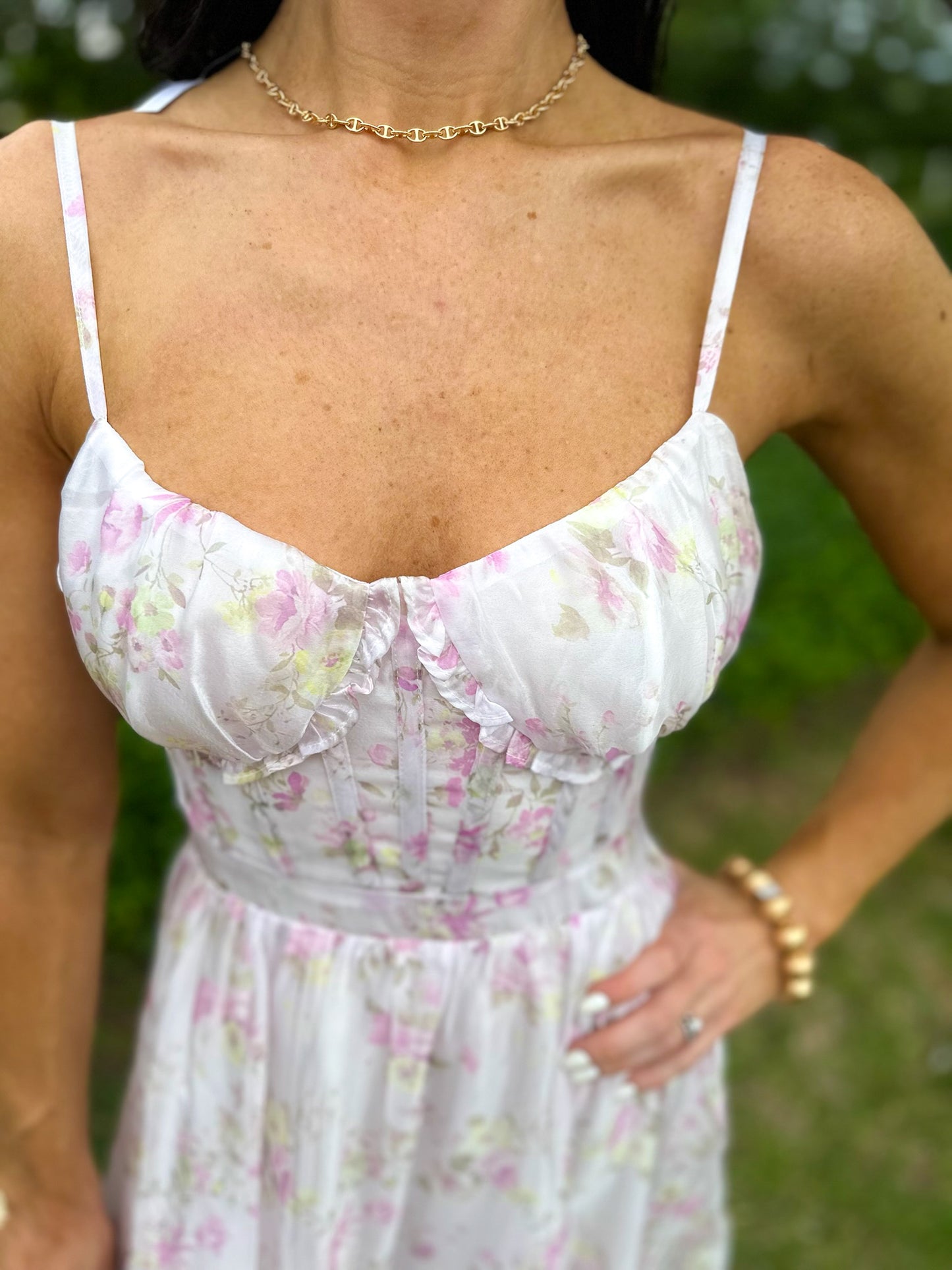 Zoey Maxi - Light Pink Mix