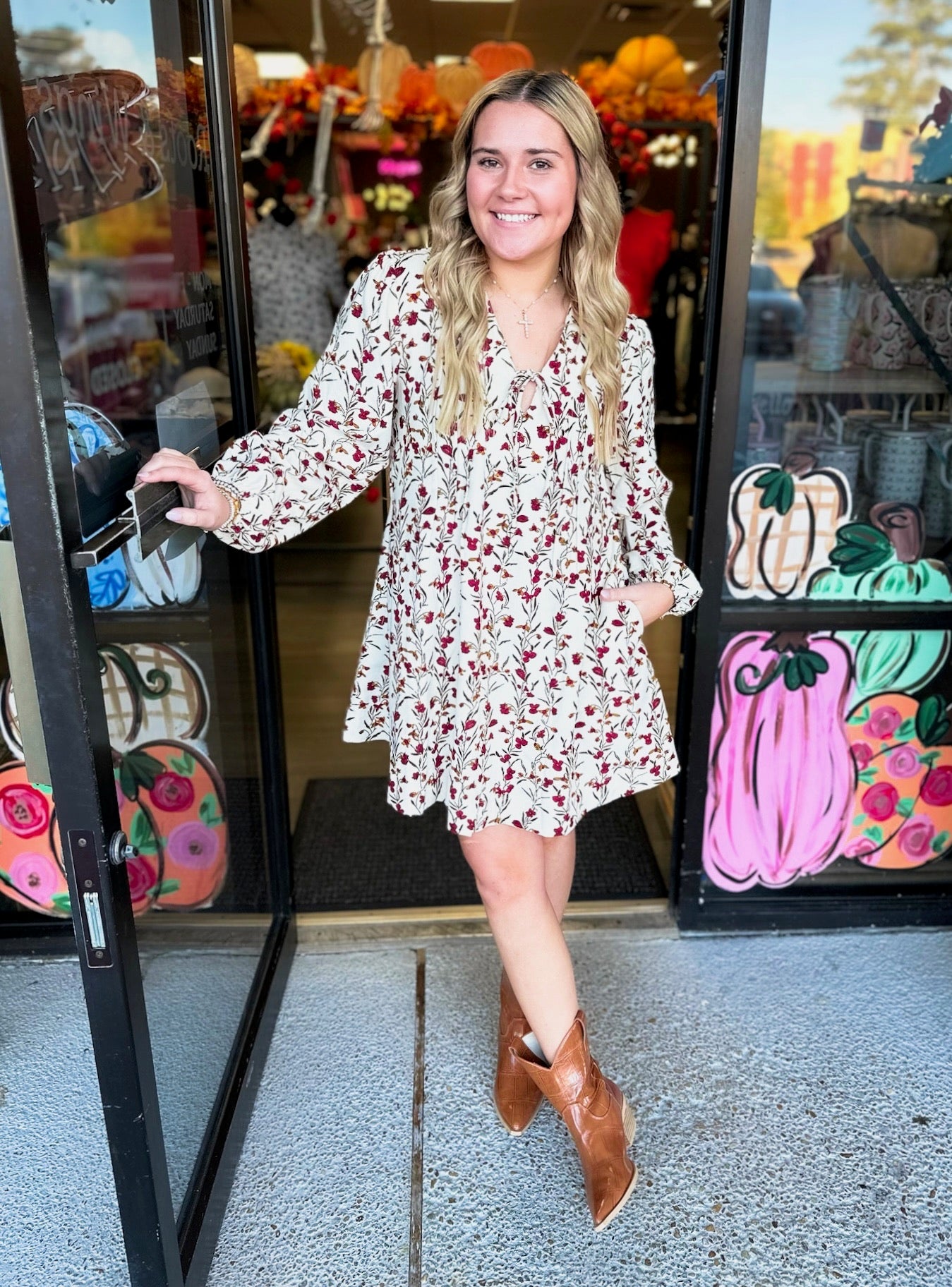 Fall In Love-Cream Multi Floral