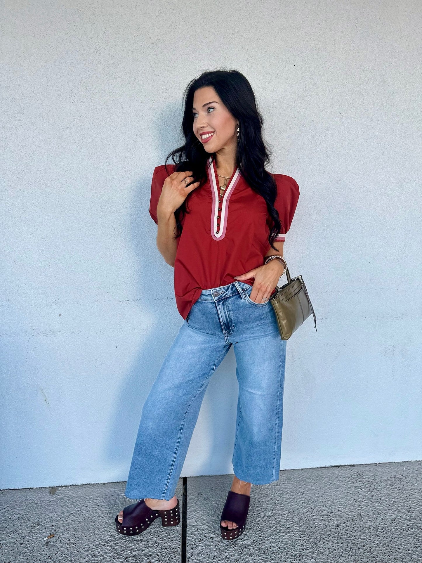 Color Pop Top - rust