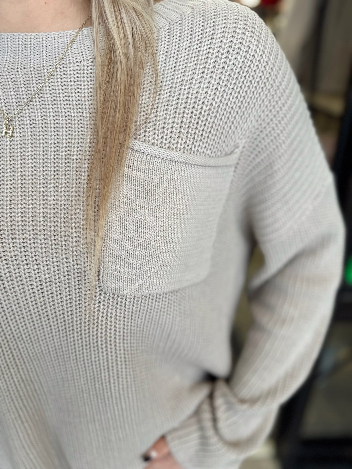 Tucker Sweater-Champagne