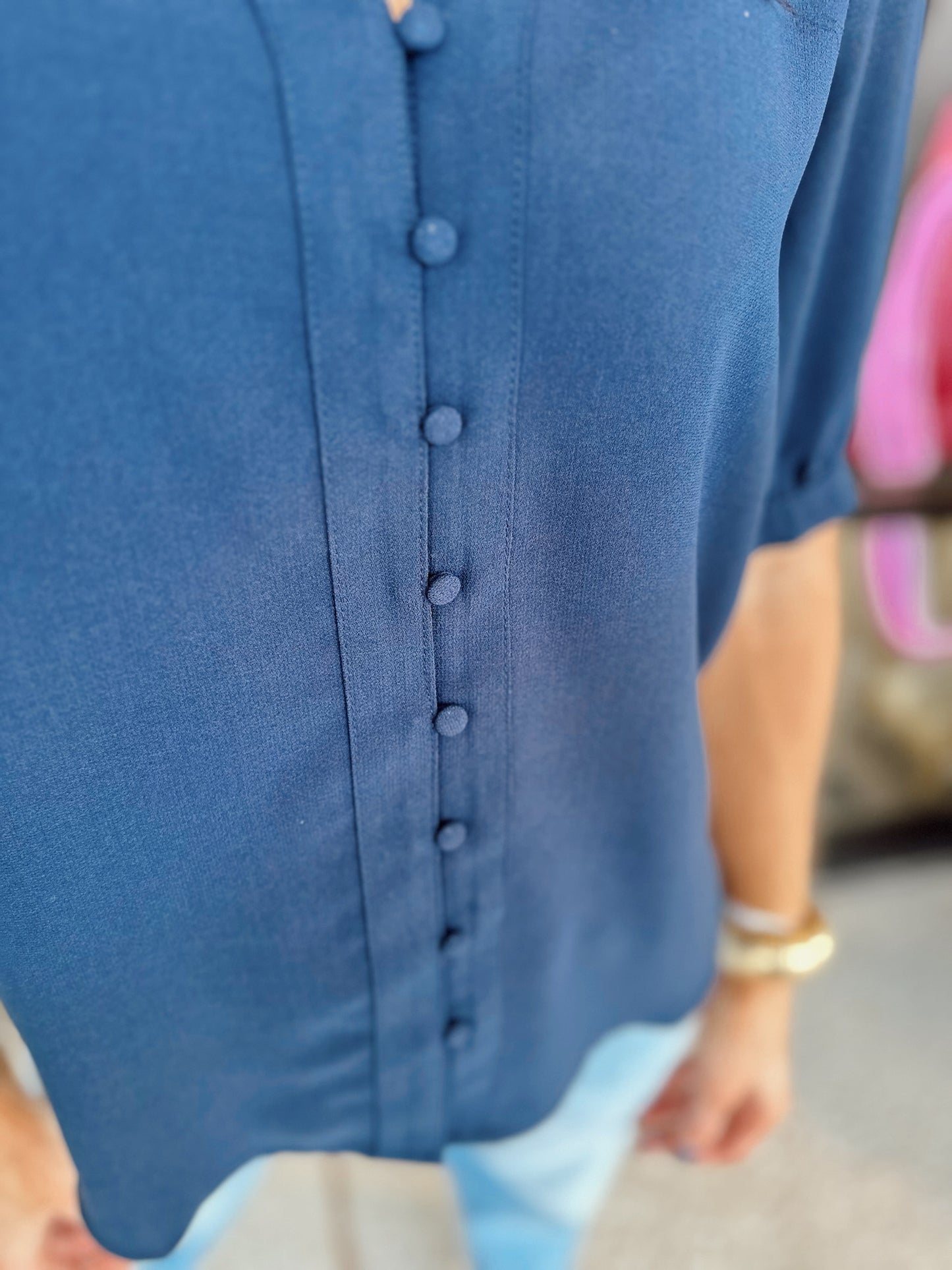 Melina Top - Navy