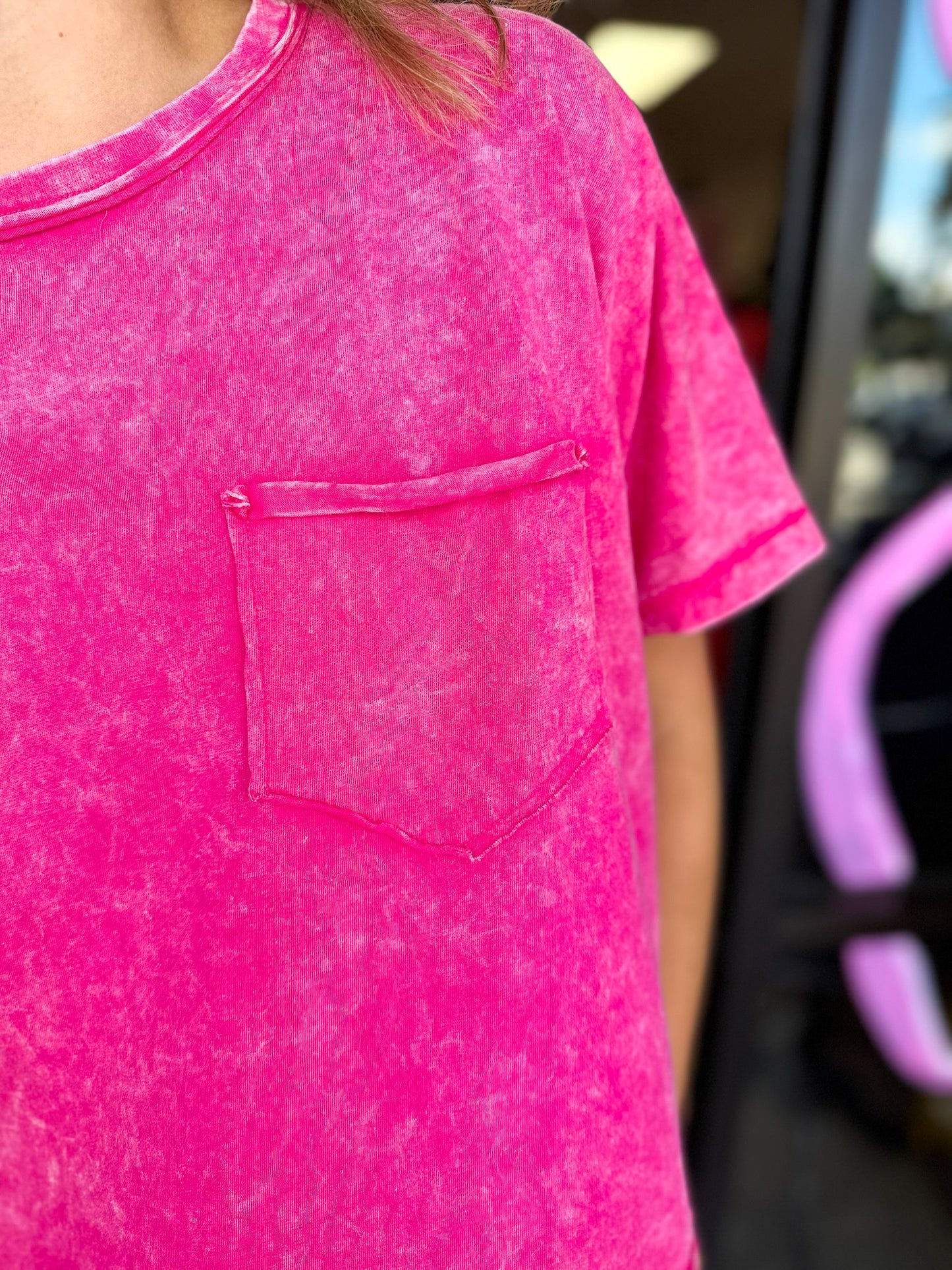 Acid Cutie Top - fuchsia
