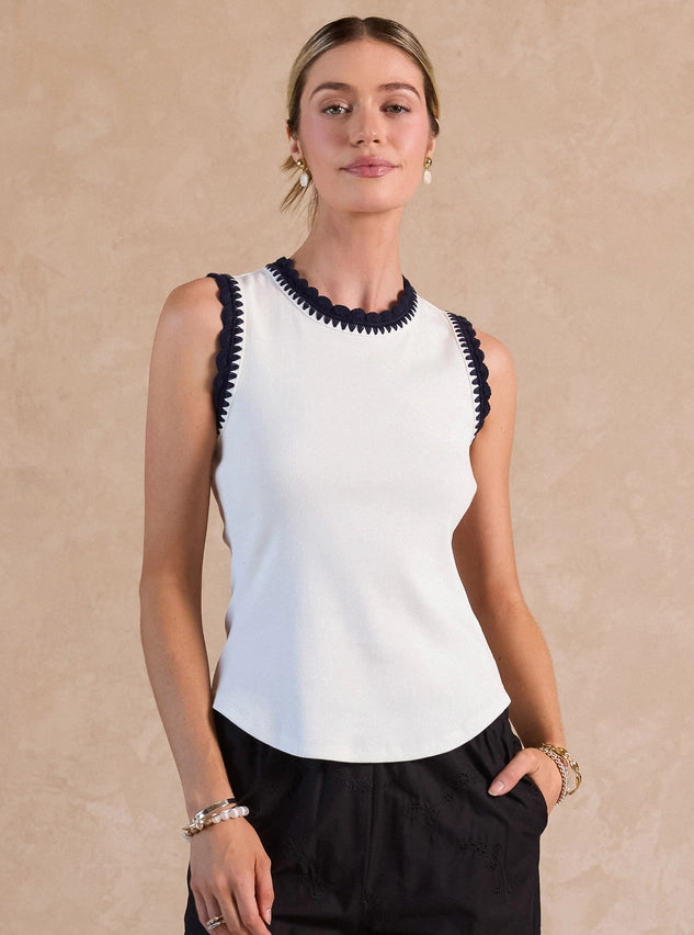 Carey Top - white