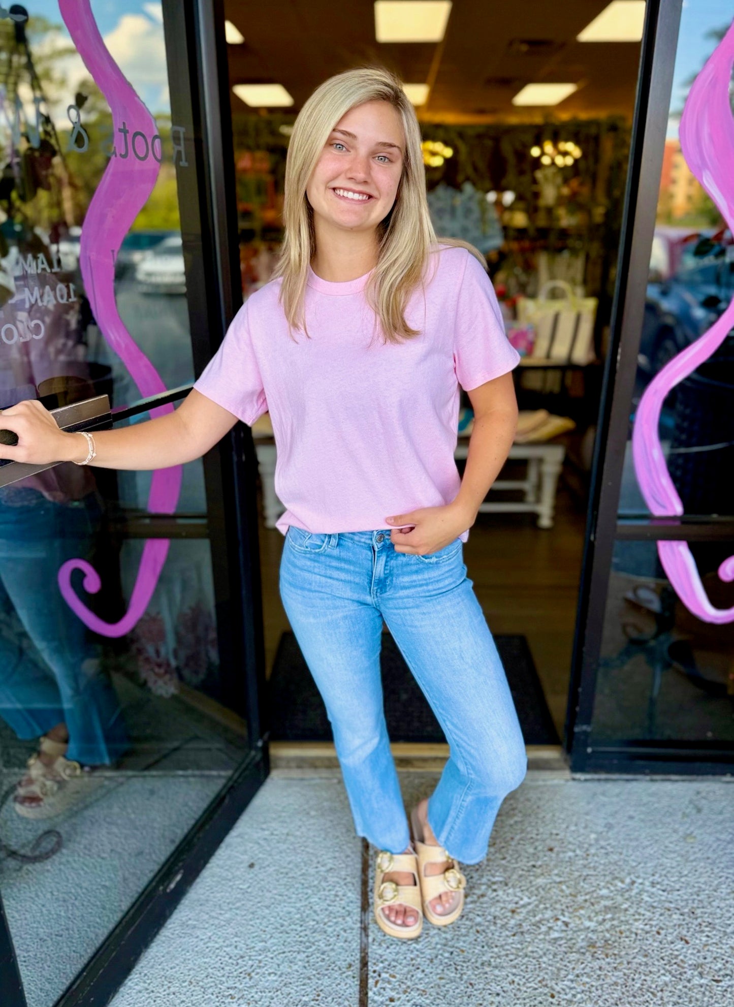 Lauren Top- Baby Pink