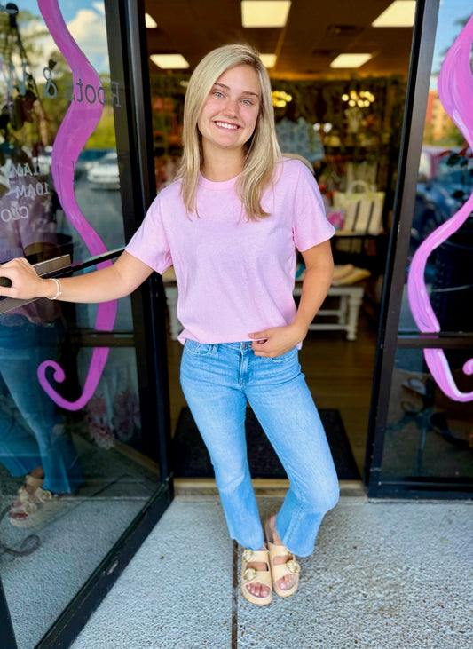 Lauren Top- Baby Pink