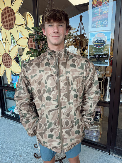 Open Country Jacket- Heybo Traditions Camo Brown