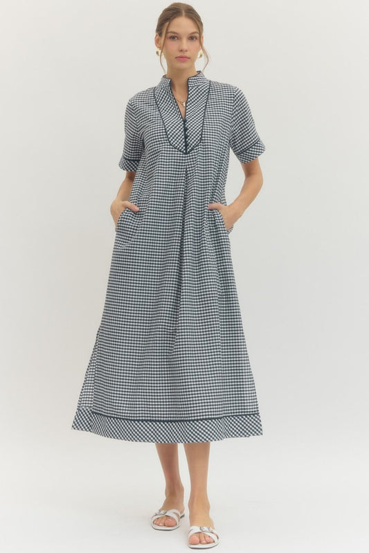 Harlee Midi - Navy