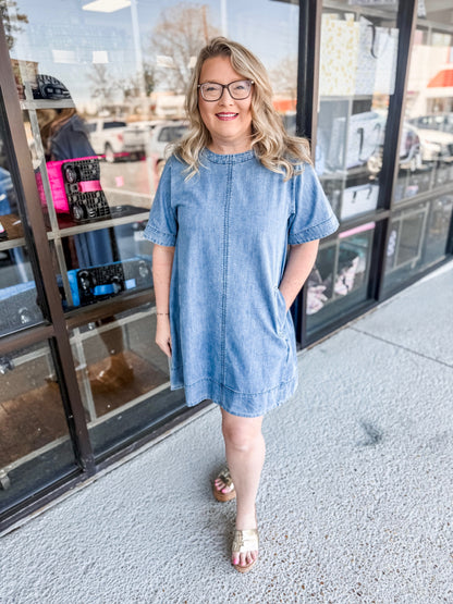 Play It Loud Denim Mini