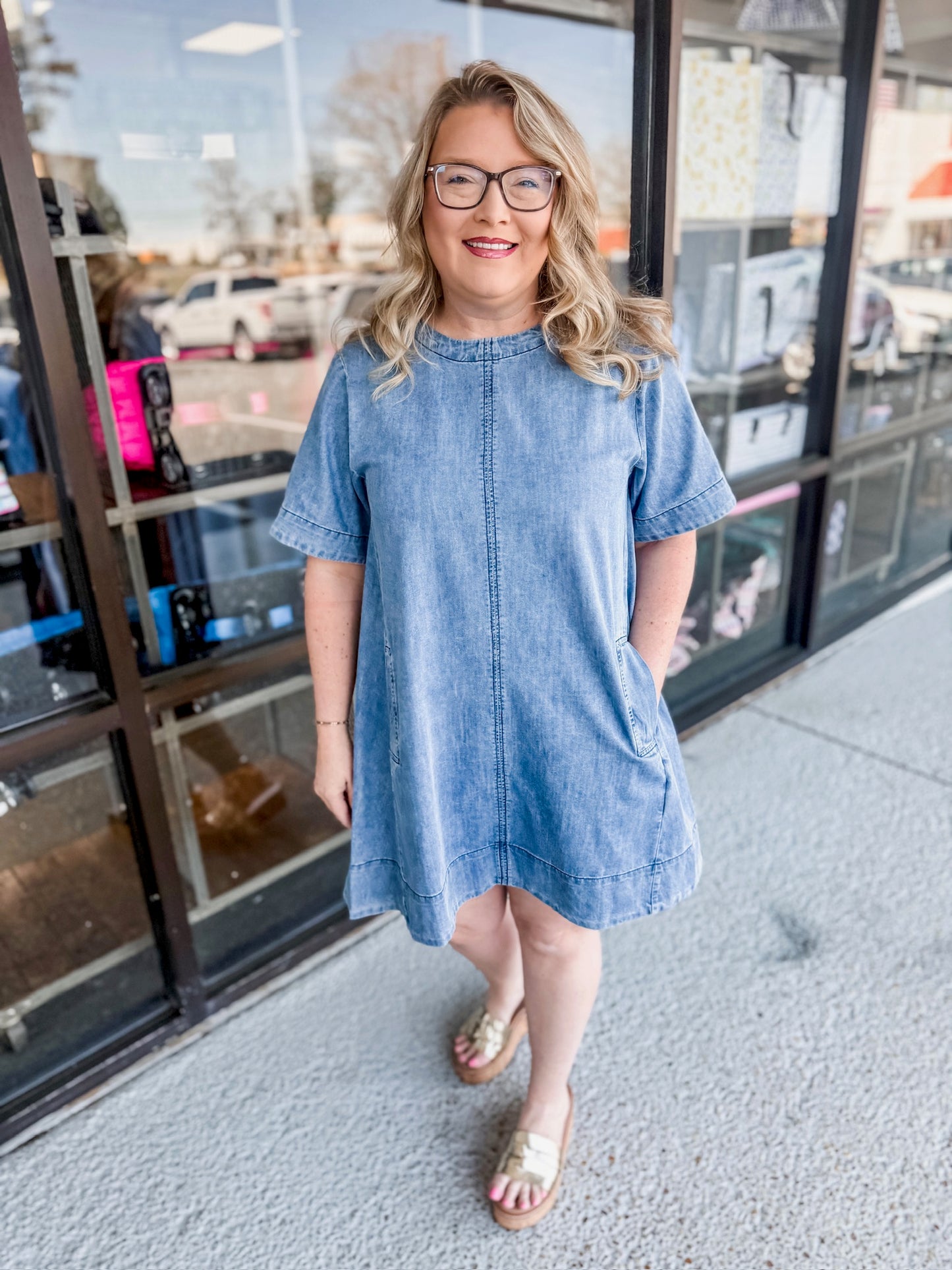 Play It Loud Denim Mini