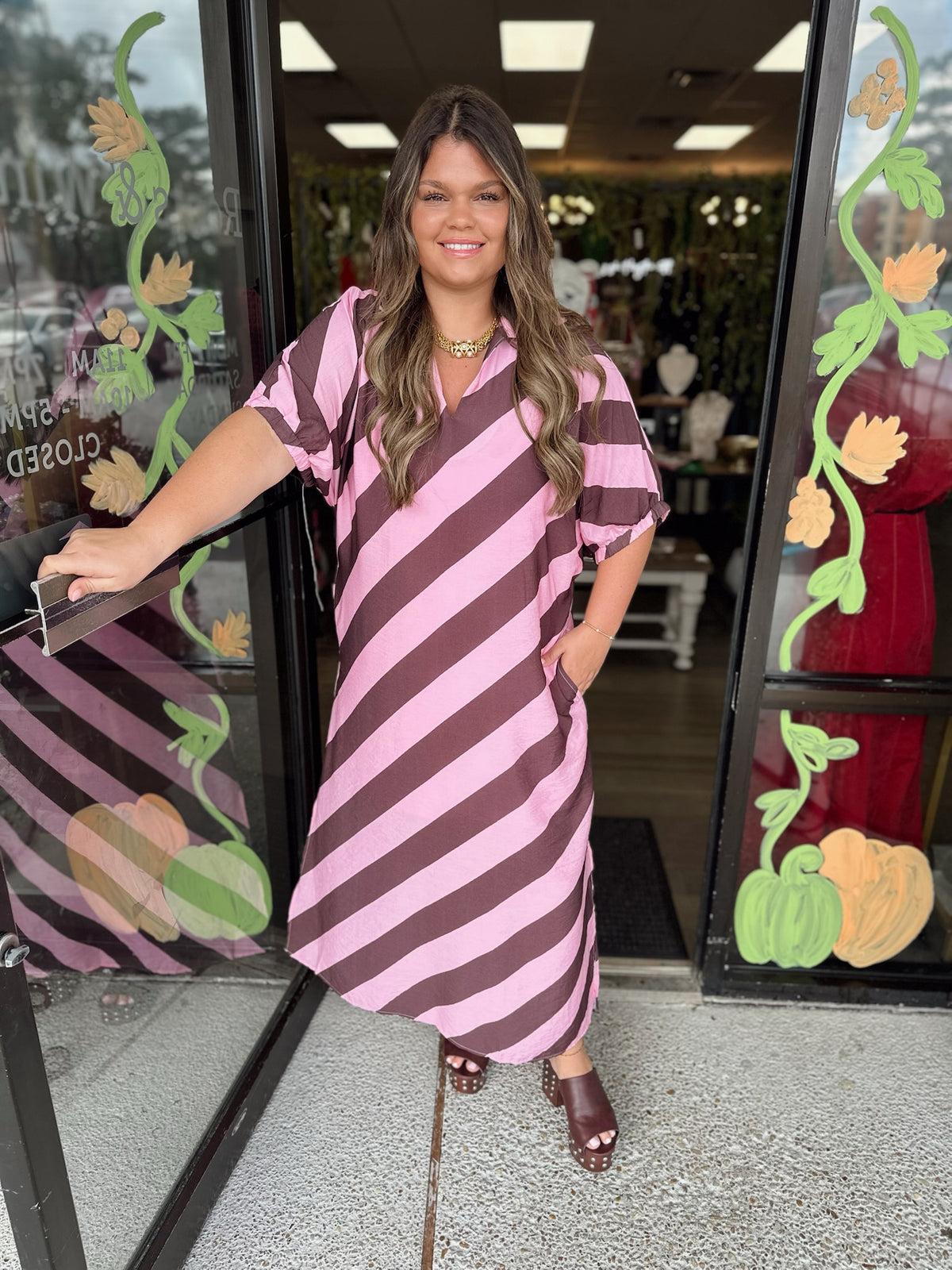 Pink and Brown Cutie Dress