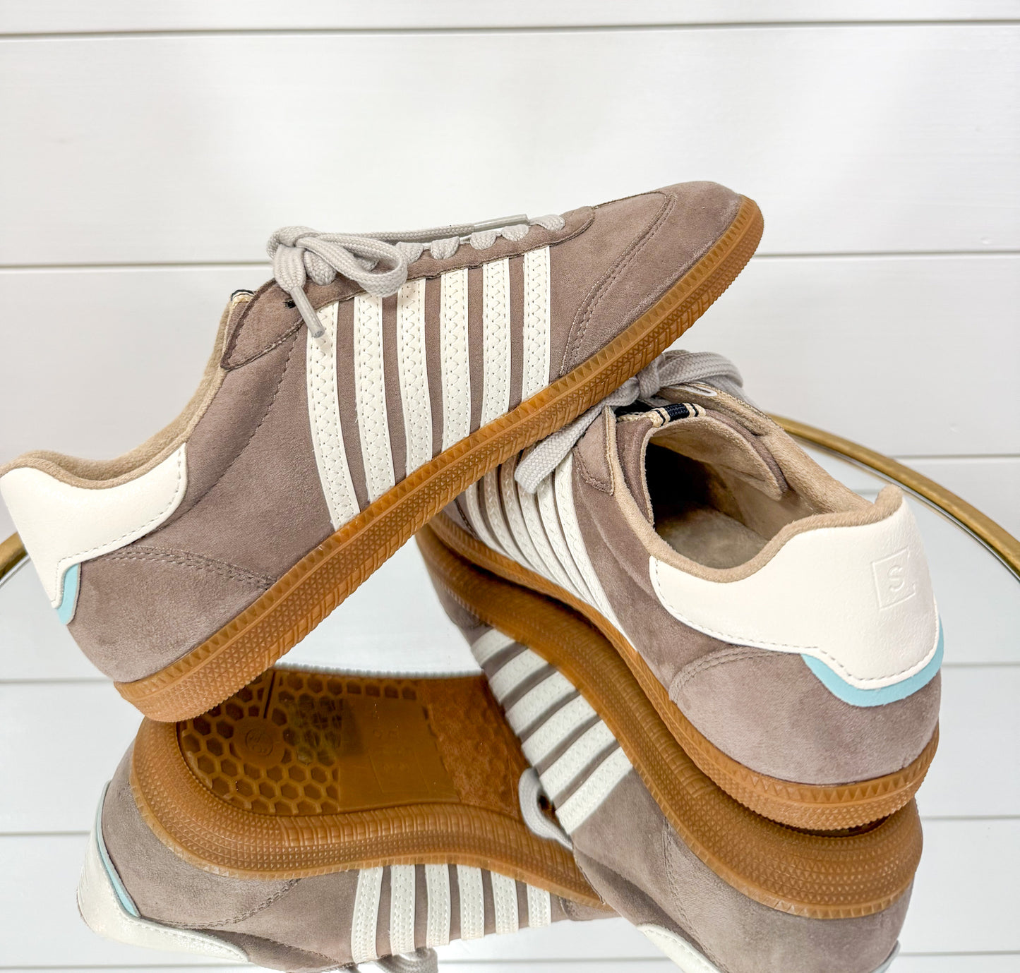 Stevie- Taupe Suede