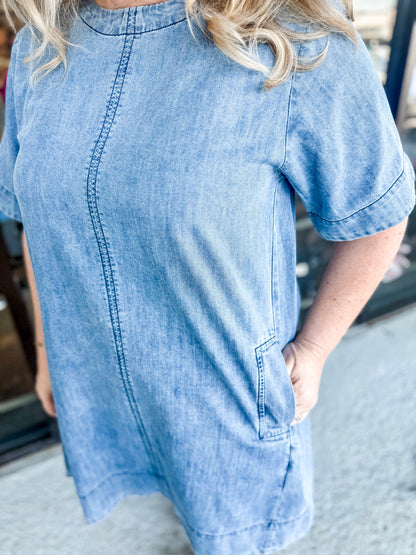 Play It Loud Denim Mini