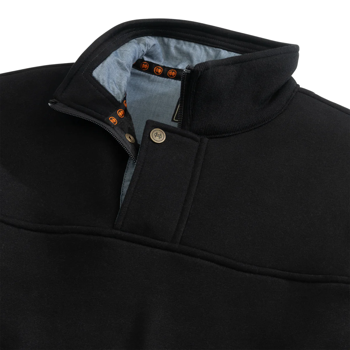 Sportsman 1/4 Zip- Black