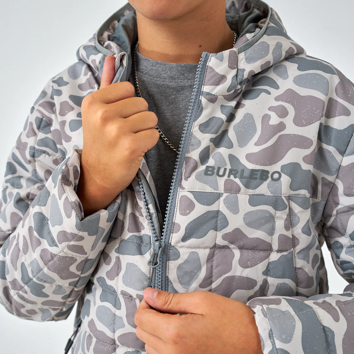 YOUTH Classic Deer Camo Puffer Jacket