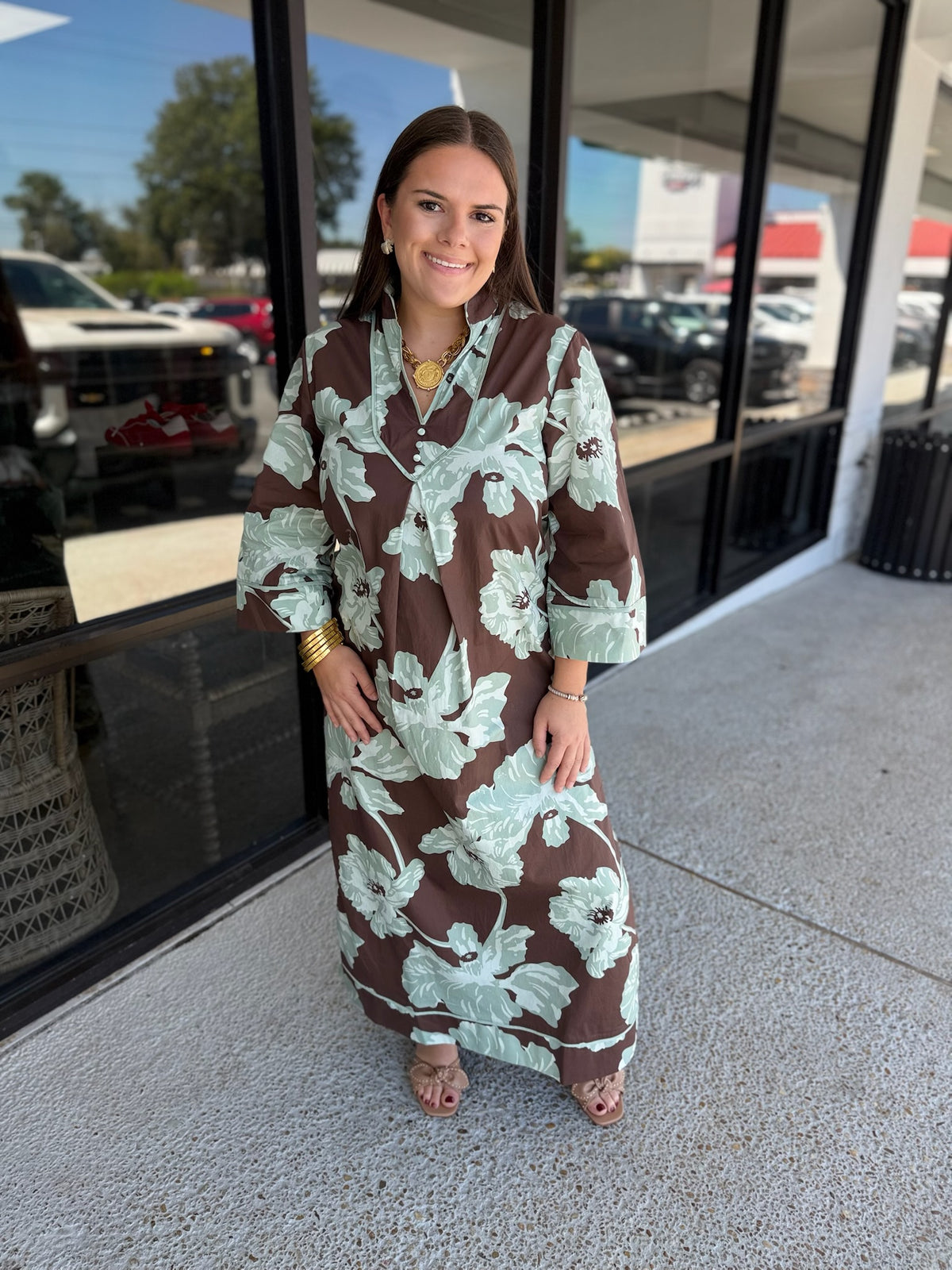 Autumn Dress - chocolate