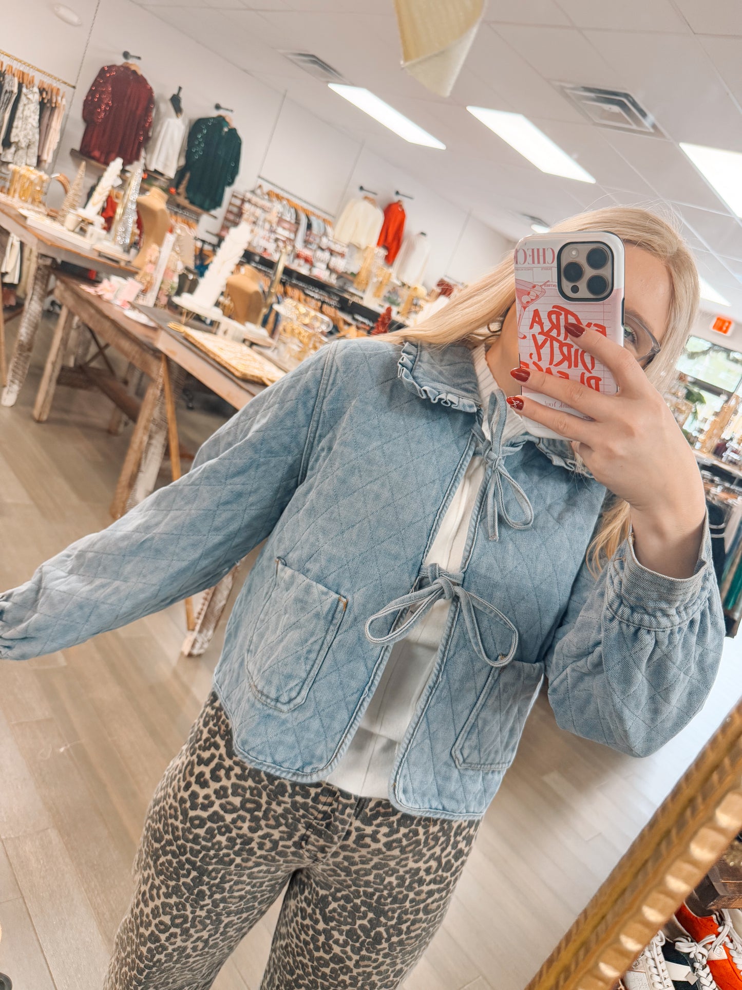 Keeping It Girly Denim Jacket