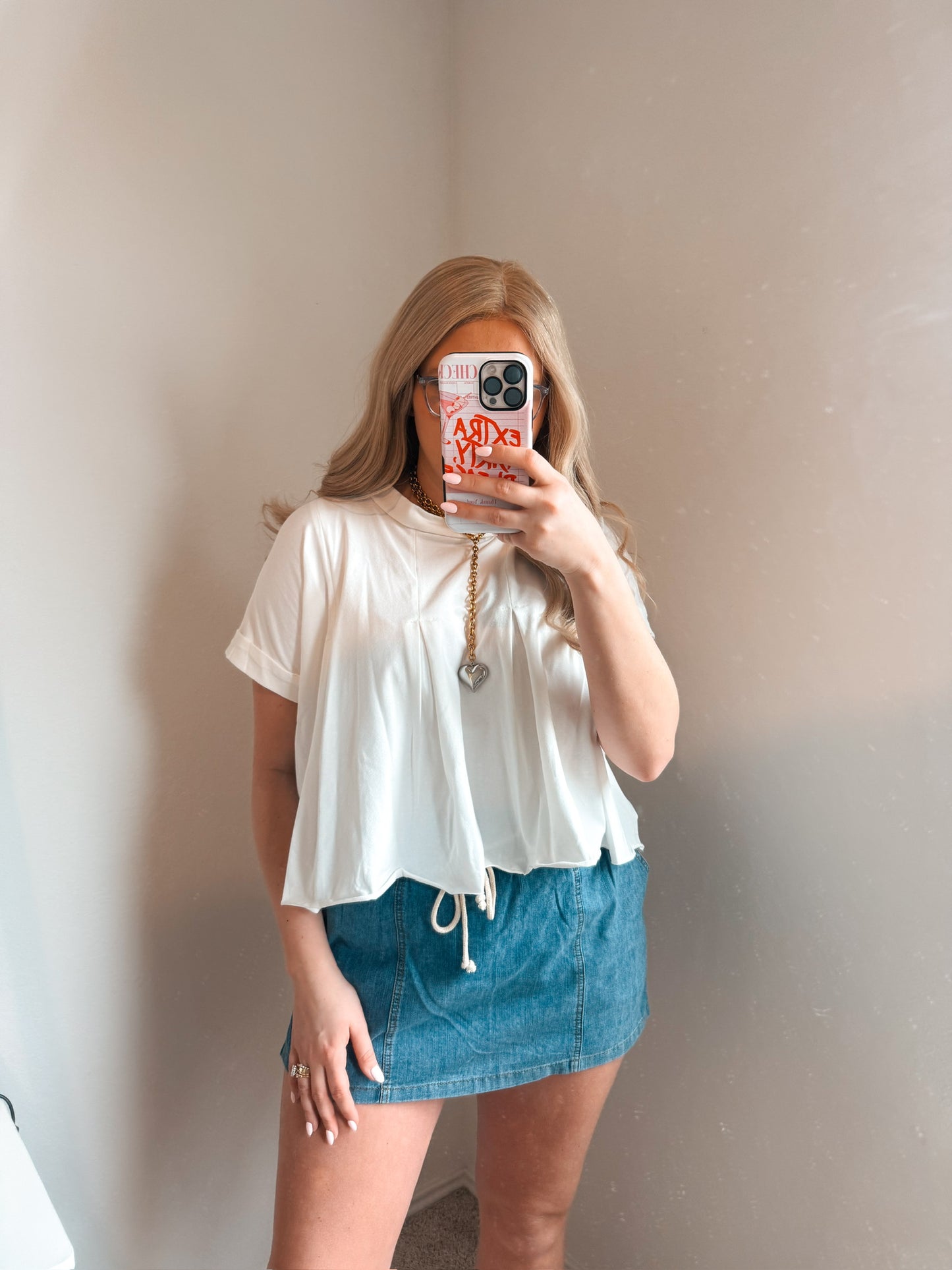 Basic Pleated Blouse