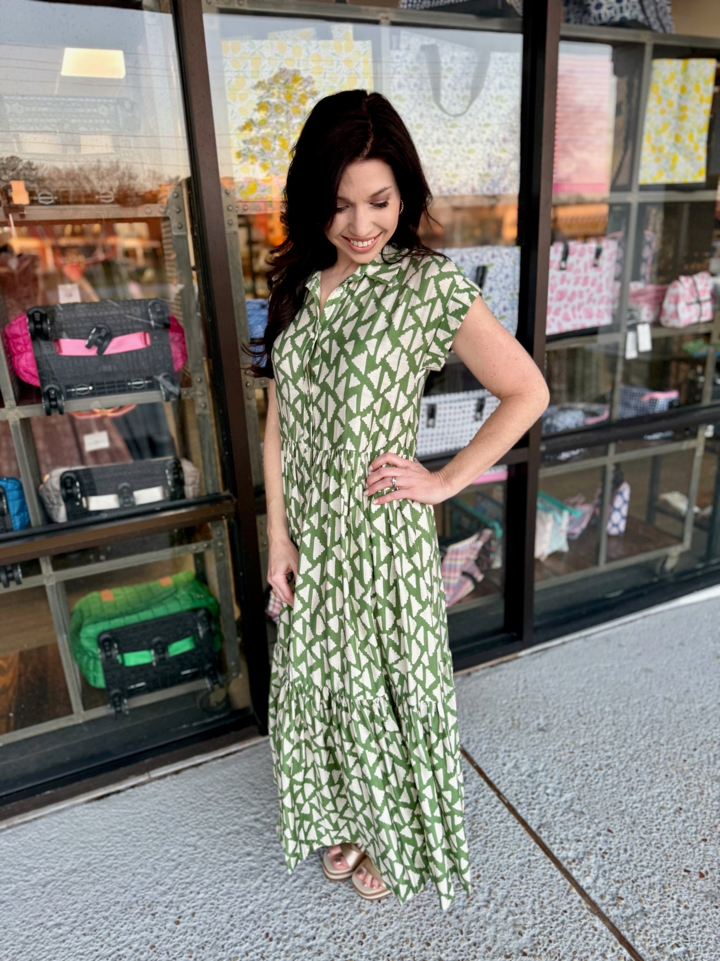 Kiss Her Maxi- Green