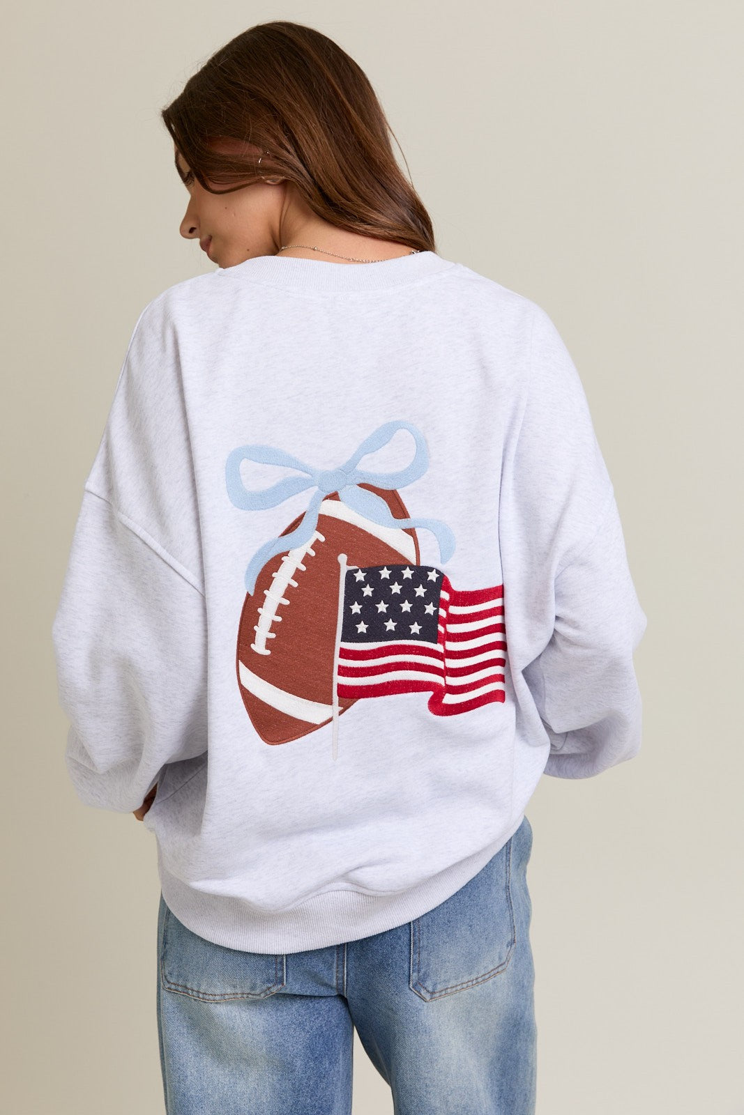 America + Football Sweatshirt